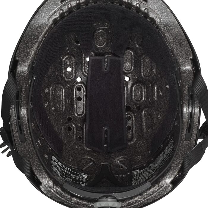 Чоловічий лижний сноубординг Salomon Brigade Helmet, додаткова безпека, регульована посадка, система повітряного потоку (L (59-62 см), чорний)