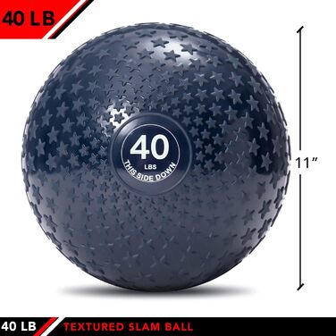 М'яч JFIT Slam Ball для кросфіту, пліометрії та кардіо, для силових і функціональних тренувань