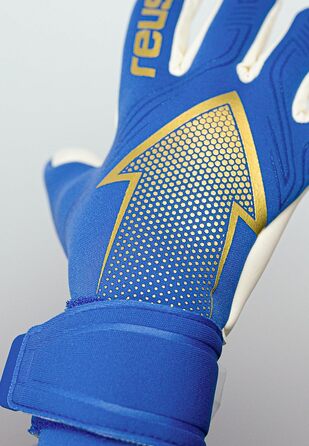 Воротарські рукавички Reusch Arrow Grip Gold X для дорослих, внутрішній шов, універсальні для всіх типів полів, футбольні рукавички чоловічі/унісекс