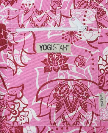 Сумка для йоги Yogistar Yogibag Basic - Блискавка - Бавовна - Художня колекція - 65 см - Lotus Rose-Red