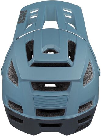 Велосипедний шолом IXS Trigger FF Enduro MTB, білий/синій, SM (54-58 см)