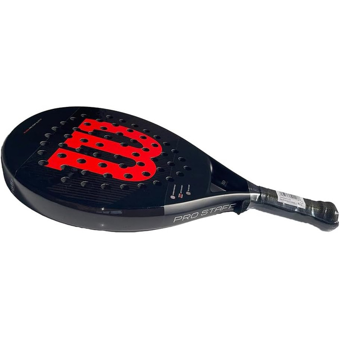 Ракетка Wilson Pro Staff Elite TX Padel, чорна, розмір 2 EU