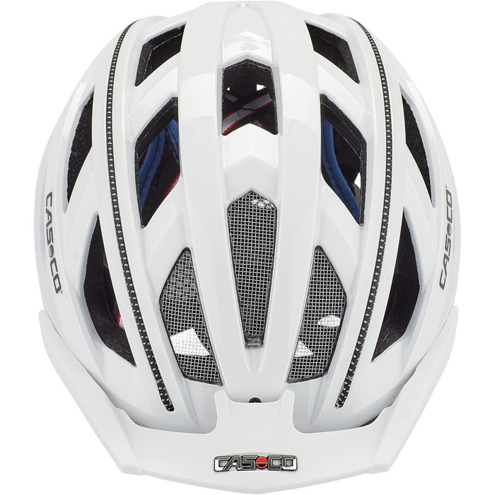 Велосипедний шолом Casco CUDA 2 біло-чорний, захисний