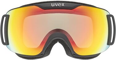 Лижні окуляри Uvex Unisex Downhill 2000 S V () (одного розміру, чорний килимок/райдужний прозорий)