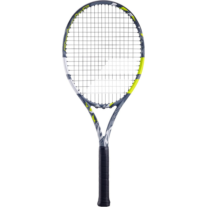 Ракетка Babolat Evo Aero 275г Антрацитово-біла рукоятка 3 Unstrung