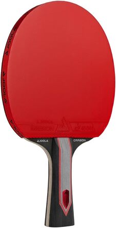 JOOLA Настільний тенісний ракетка RED Carbon PRO з карбоновим шаром, мікроновими накладками та магнітною коробкою, професійна