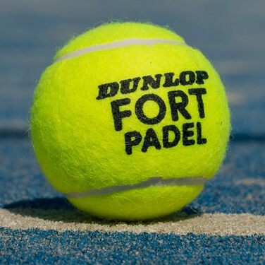 Падель м'ячі Dunlop Fort Padel для турнірів, FIP сертифіковані, 3 шт.