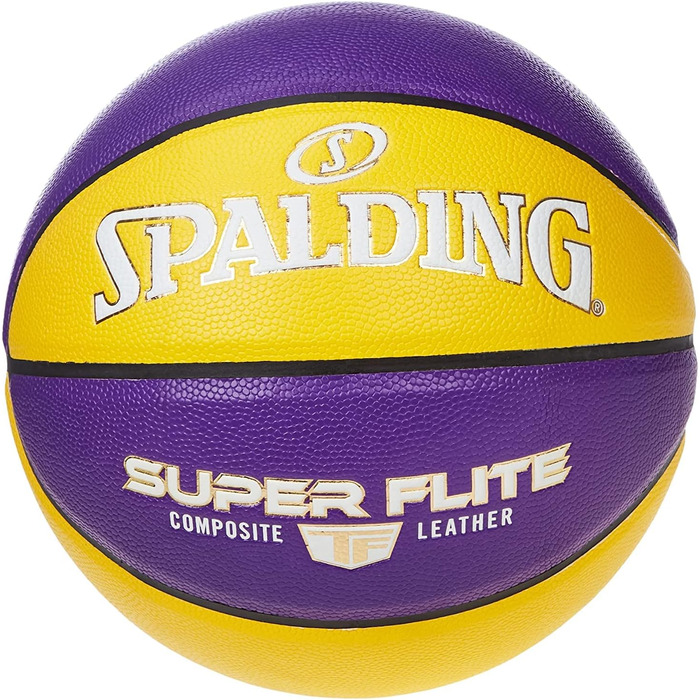 М'яч Spalding Super Flite 76930Z, жовтий, розмір 7 EU, унісекс баскетбольний