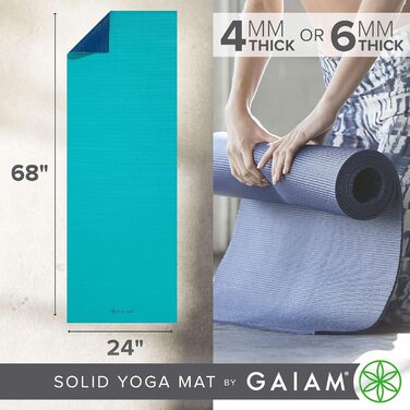 Килимок для йоги Gaiam, нековзний, відкрите море 68