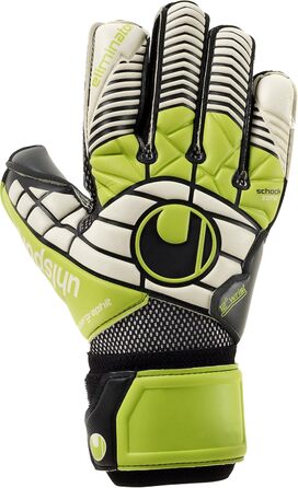 Рукавички uhlsport ELIMINATOR SUPER GRAPHITE (11.0, Чорний/Зелений/Білий)