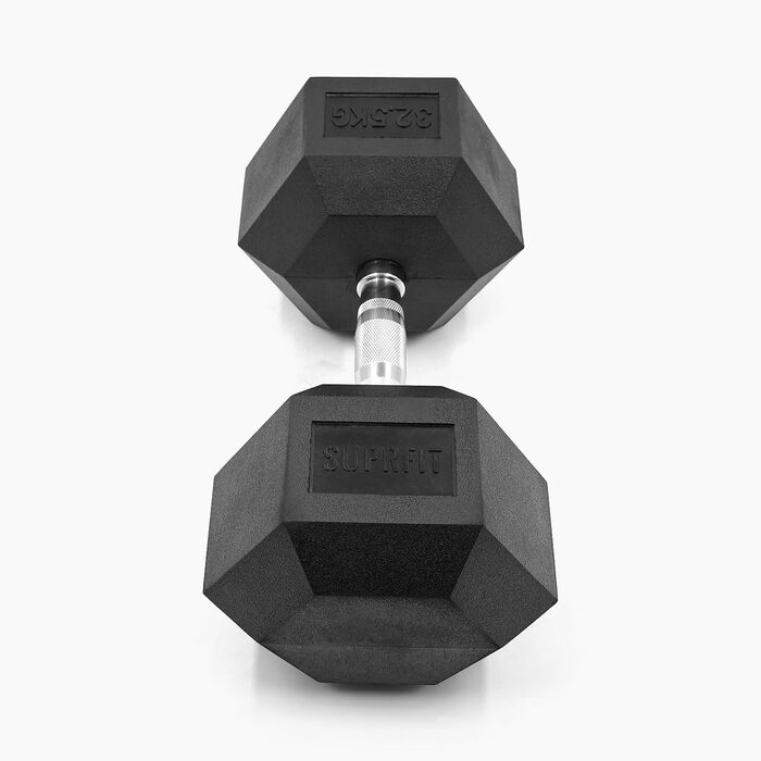 Гантелі SUPRFIT Hexagon з хром. ручкою (2 x 32,5 кг) 1-50 кг