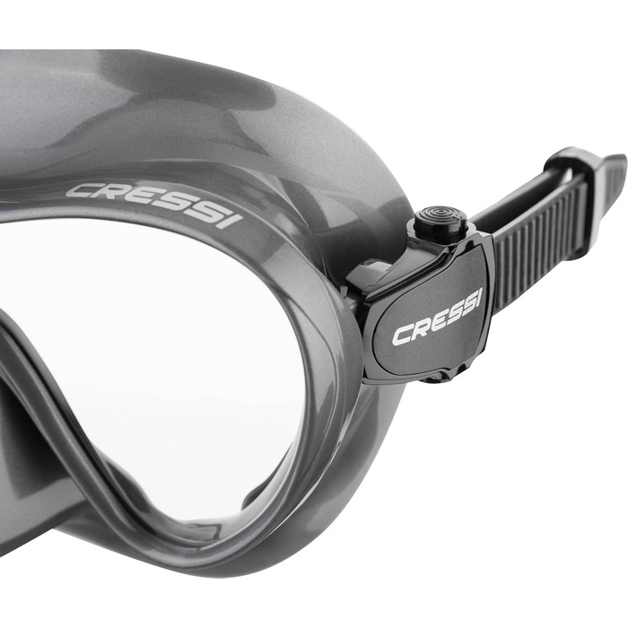 Безкаркасна маска F1 або комбінований набір Frameless Mask Snorkel Dry для дайвінгу та снорклінгу, One Size, маска унісекс Silver, 1 -