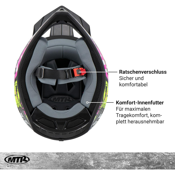 Дитячий мотошолом X7B-S Bunny, велосипедний та мотоциклетний, сертифікований CE, легкий і безпечний, розміри YS-YXL