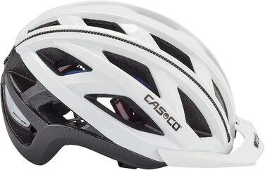 Велосипедний шолом Casco CUDA 2 біло-чорний, захисний
