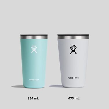 Термочашка HYDRO FLASK All Around 355 мл, вакуумна, нержавіюча сталь, герметична кришка, для гарячих і холодних напоїв, колір Aloe