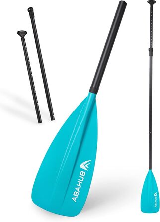 Весло В-1 SUP/Kayak, алюміній, регульоване, бірюзове