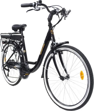 Електровелосипед Denver Discovery E4000, 26', Shimano 6-шв., Жін., Чорний