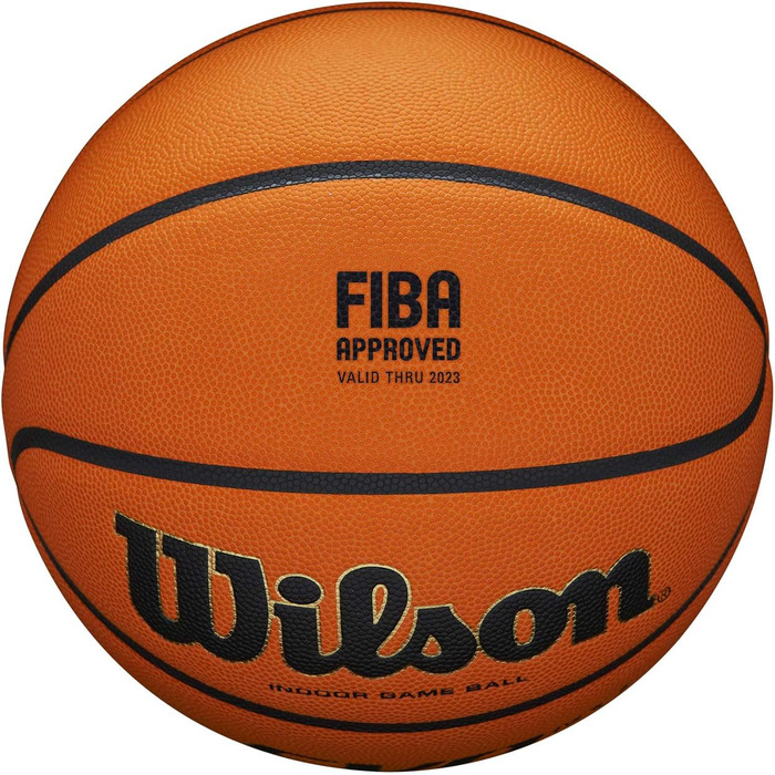 Баскетбольний м'яч  Wilson Basketball EVO NXT FIBA, змішана шкіра, розмір 7, коричневий