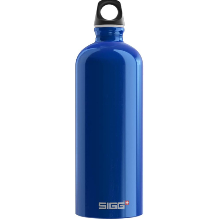 Пляшка SIGG Alu Traveller 1 л - нейтральна, герметична, без бісфенолу А