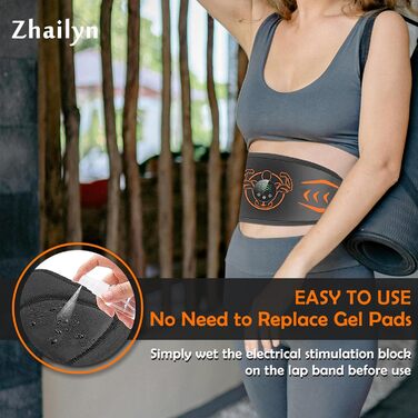 Тренажер для преса Zhailyn EMS Muscle Stimulator з EMS Belt Orange