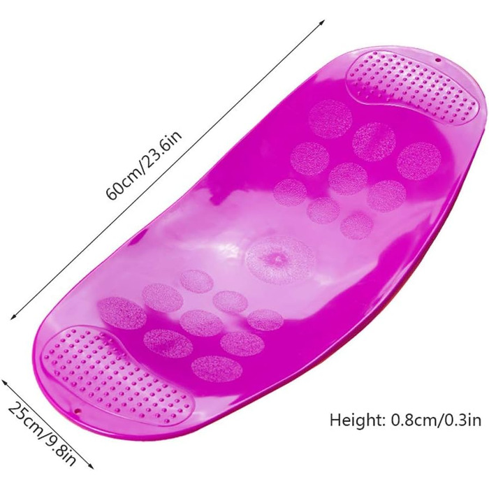 Дошка для балансу ніг преса з одним поворотом, фітнес-дошка для дорослих - ідеально підходить для основних тренувань, танцюристів, балету, тренувань щиколоток, вправ на балансування