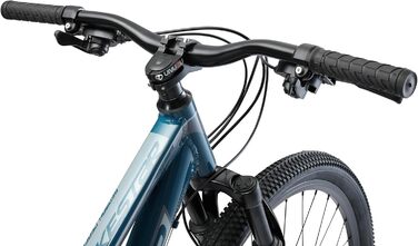 Алюмінієвий гірський велосипед BIKESTAR Hardtail Shimano 21 швидкісна трансмісія, дискові гальма 26, 27.5, 29 дюймові шини 16, 17, 18 дюймова рама Alu MTB СПРОБУЙТЕ 29 ДЮЙМІВ БЕЗ РИЗИКУ Дискові гальма синій і сірий