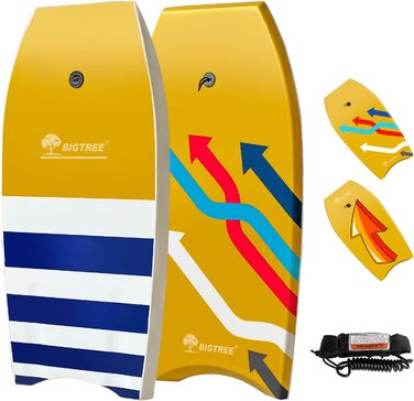 Дошка для плавання BIGTREE Body Board, 94 см, ремінець, стиль 2