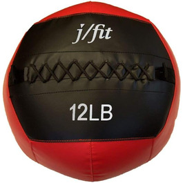 Медичний м'яч JFIT для стіни, 10 вагових варіантів, 1,8–13,6 кг, міцний для тренувань, кардіо та зміцнення корпусу