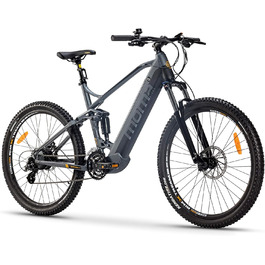 Електровелосипед Moma e-MTB 27.5", підвіска, SHIMANO 24 швидк., акум. 48В 13Ач