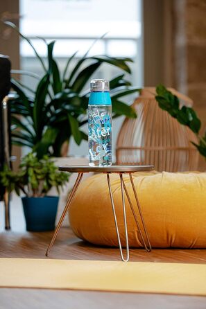 Пляшка для пиття alfi Tritan BPA Free, пляшка для води 700 мл, tritanBottle герметична, вугільна кислота, можна мити в посудомийній машині, 5495.110.070 пляшка для toGo, школи, спорту, піших прогулянок, відпочинку (вода блакитна)