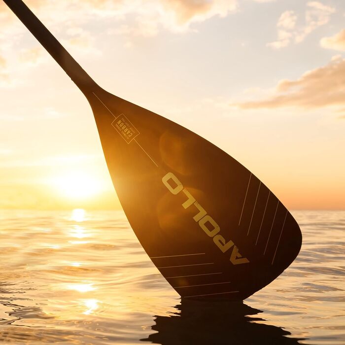 Весло Apollo Carbon SUP, 3 ел., 180-220 см, Карбон/Скловолокно