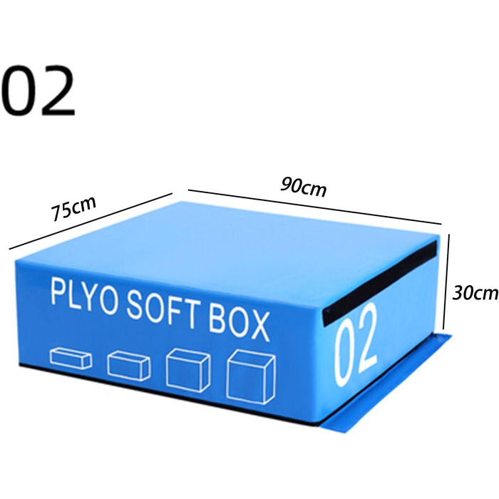 Набір для стрибків ZHWFDC Box, штабельована пінокоробка для дому/залу