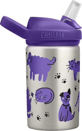 Дитяча пляшка для води CamelBak Eddy+ з малюнком Коти і Собаки, універсальний розмір