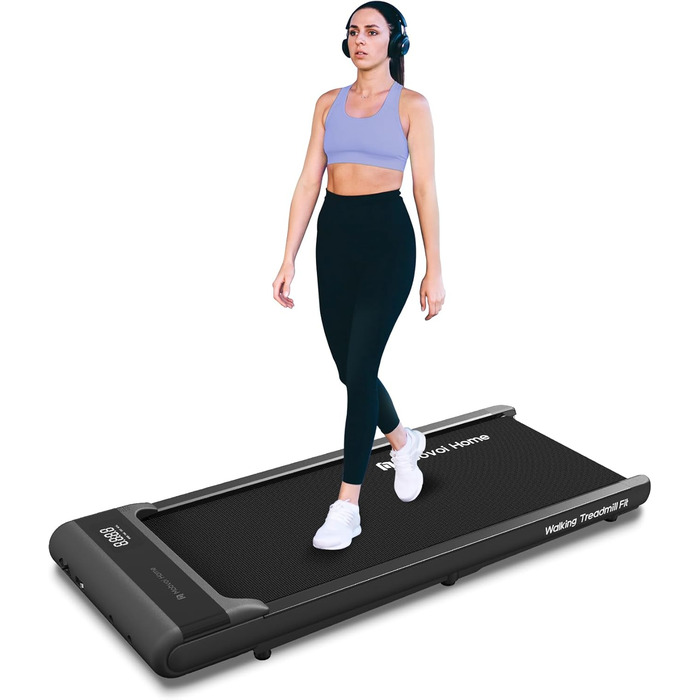 Компактна бігова доріжка Mobvoi Home Walking Pad для дому та офісу, 6 км/год, дистанційне керування, LED-дисплей, навантаження до 120 кг