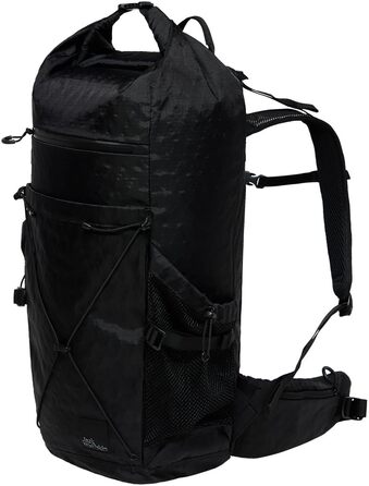 Рюкзак Jack Wolfskin Wandermood Rolltop 30 л унісекс, для туризму, чорний