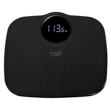 Ваги для ванної кімнати ADLER, до 180 кг, індикатор перевантаження