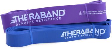 Theraband набір еластичних стрічок високого опору для реабілітації, розтяжки, силових і функціональних тренувань, міцні гумові стрічки для занять спортом і відновлення після травм