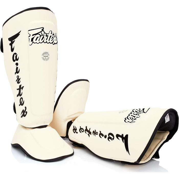 Захист гомілки та стопи Fairtex SP7 для Муай Тай, синтетична шкіра, для чоловіків, жінок і дітей, знімний, легкий, довговічний