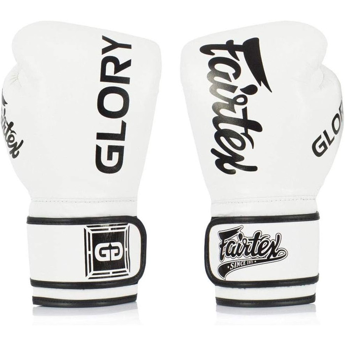 Боксерські рукавички Fairtex BGVG1, біло-чорні, 14 унцій