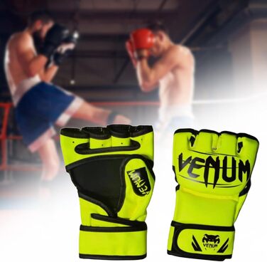 Рукавички Perfeclan Shock Absorbing MMA, міцні, PU, півпальця