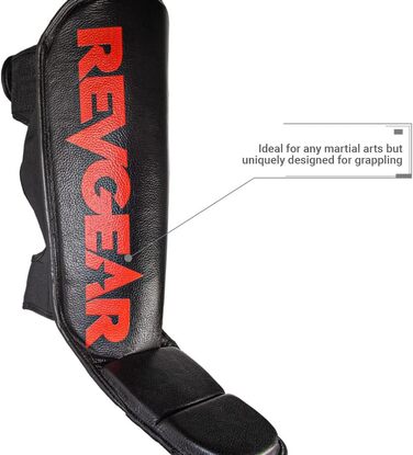 Захист гомілки Revgear відкритий ременями, розмір M