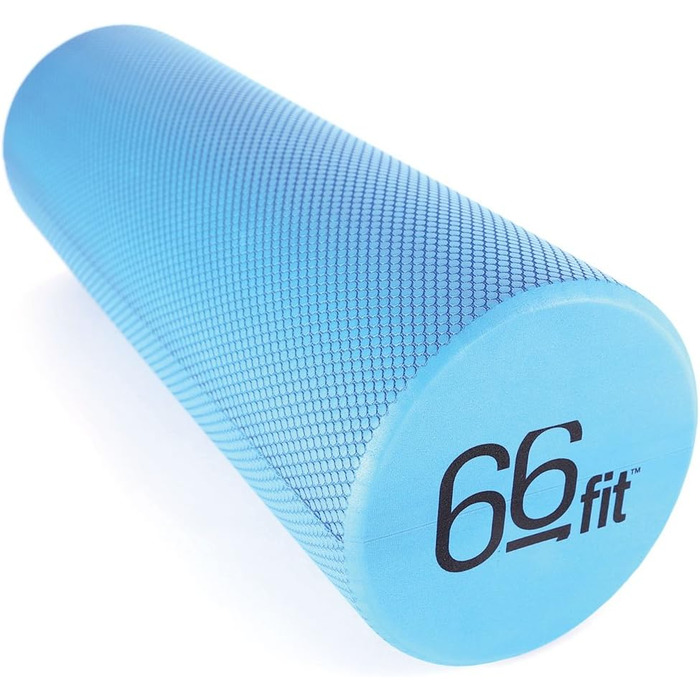 66fit EVA Foam Roller 15x45 см Синій - Фізіо, Пілатес, Йога, Тригерна точка