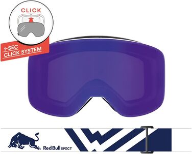 Окуляри гірськолижні Red Bull Spect Slick L білі унісекс