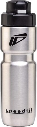 Speedfil Speedflask вакуумна термофляга з нержавіючої сталі для велосипеду та спорту, з кришкою, 2.0, срібляста