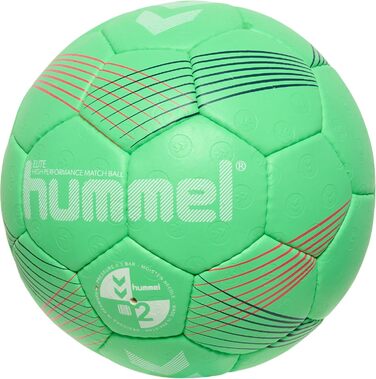 Гандбольний м'яч hummel Elite Hb дорослий розмір (2, ЗЕЛЕНИЙ/БІЛИЙ/ЧЕРВОНИЙ)