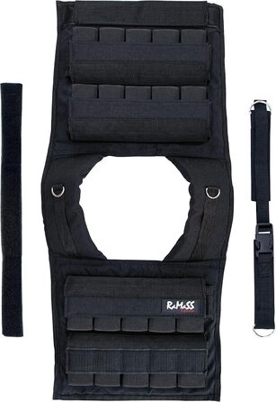 Жилет RAMASS Fitness Weight Vest, ваговий жилет 1кг - 20 кг, знімні металеві обважнювачі, ідеально підходять для гімнастики, силових тренувань, обладнання для чоловіків і жінок