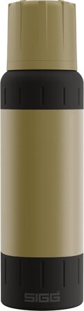 Термос SIGG Alpine Star 1л, нержавіюча сталь, ізольована пляшка для напоїв, з чашкою, тримає 27 годин гаряче та 100 годин холодне, для кемпінгу та подорожей, бежевий, без BPA, герметичний