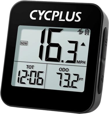 Велокомп'ютер CYCPLUS G1 GPS бездротовий водонепроникний спідометр IPX6