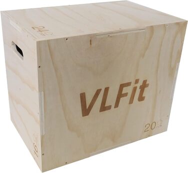 Пліо-коробка VLFit 3в1 для крос-тренувань - 60/50/40см або 45/35/30см