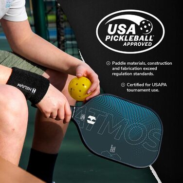 Набір ракеток Helium Pro Pickleball USAPA, карбон, легке (2 весла, 4 м'ячі)